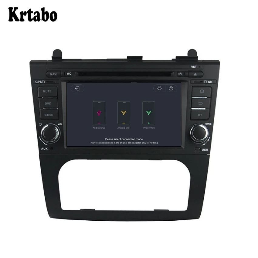 Krtabo для NISSAN Tenna/Altima 2013 2014 Автомобильный мультимедийный dvd Радио магнитофон