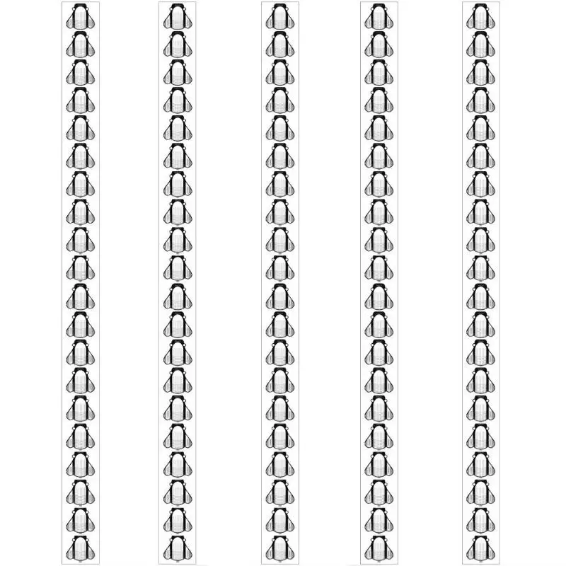 100 шт. трафареты для наращивания ногтей | Красота и здоровье