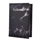 Обложка для паспорта, кожаная, с мраморным рисунком, органайзер для паспорта, кредитных карт, держатель для карт