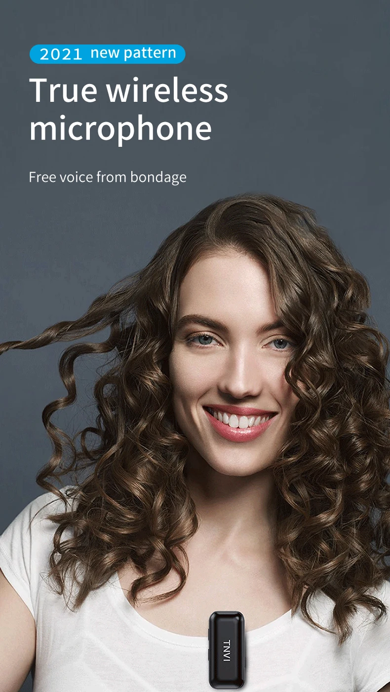 Портативная беспроводная петличная микрофонная система Диапазон действия 50 м