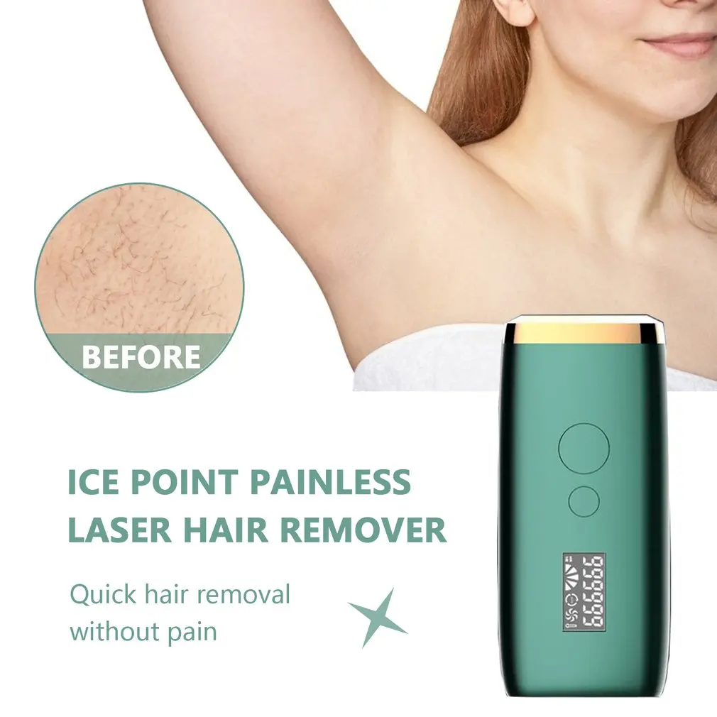 

Mini Handheld Epilator Portable Depilator Machine Full Body Facial Permanent Painless Laser Hair Remover Device