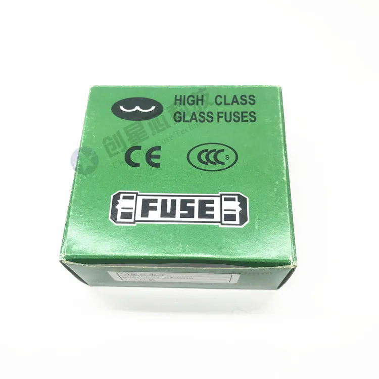 

Стеклянные плавкие предохранители в зеленой коробке, 250 шт., 100 А, а