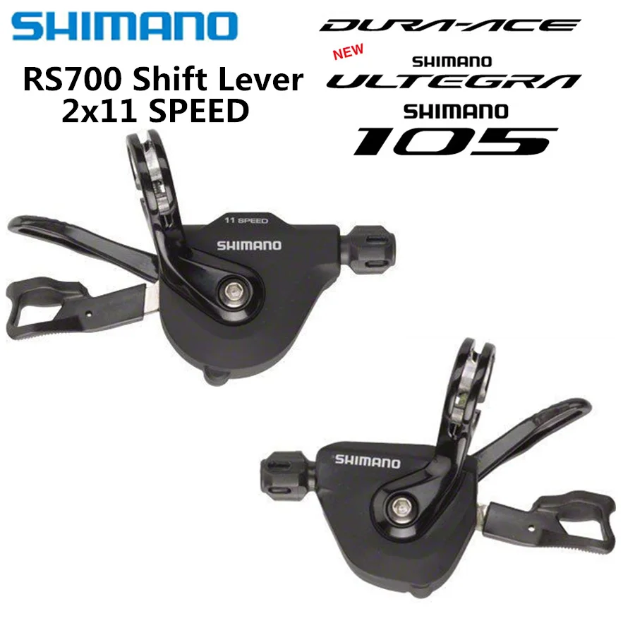 SHIMANO SL RS700 рапидфайр плюс перемещения рычага переключения передач для RS700 переключения передач 5800 R8000 6800 R9100 ровной дороге перемещения рычага переключения передач для 11-скоростных 2x11-speed - Цвет: RS700  A pair