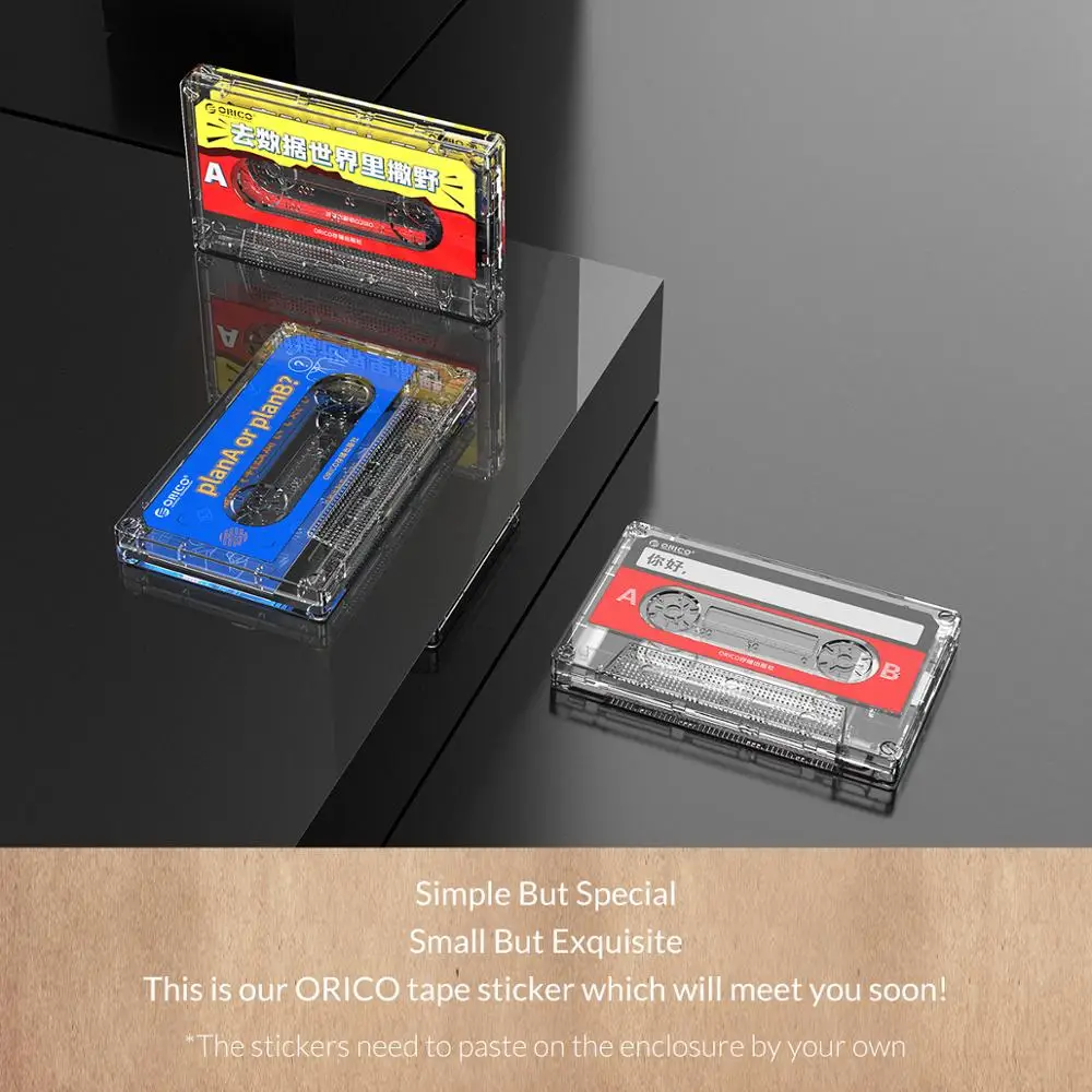 Прозрачный Внешний чехол ORICO для жесткого диска с USB 2 5 на SATA дюйма|Корпус диска| |
