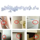 Проставки для столешницы, резиновые, прозрачные, антивибрационные, 30 шт.