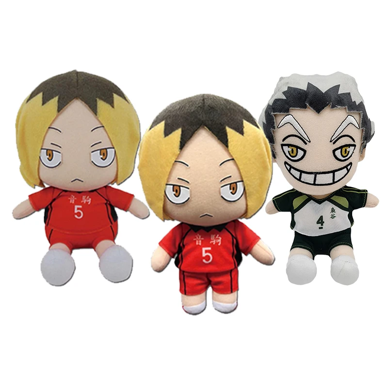 Игрушка плюшевая в виде сидя милая подушка для кукол Haikyuu Kozume Kenma Bokuto Koutarou 20/23