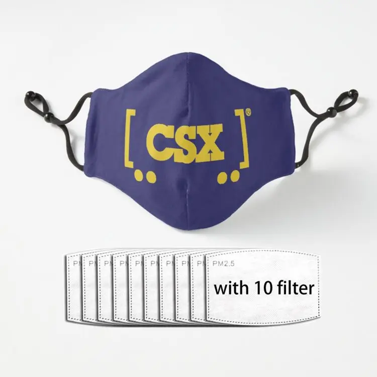 

Transportation YN3 Boxcar Fashion Mascarillas Cosplay Face Mask Dustproof Adult Kids Masks Filter Washable