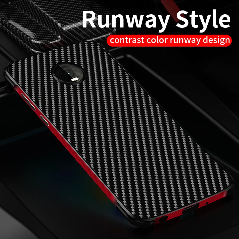 for Motoaola Moto Z4 Case LUPHIE Metal Frame Bumper Aluminum Alloy Protection Cover Military-Grade Armor Carbon Fiber | Мобильные