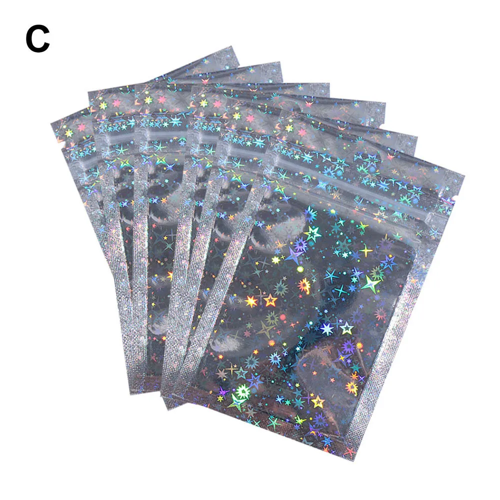 

Голографические пакеты на молнии 10 шт.