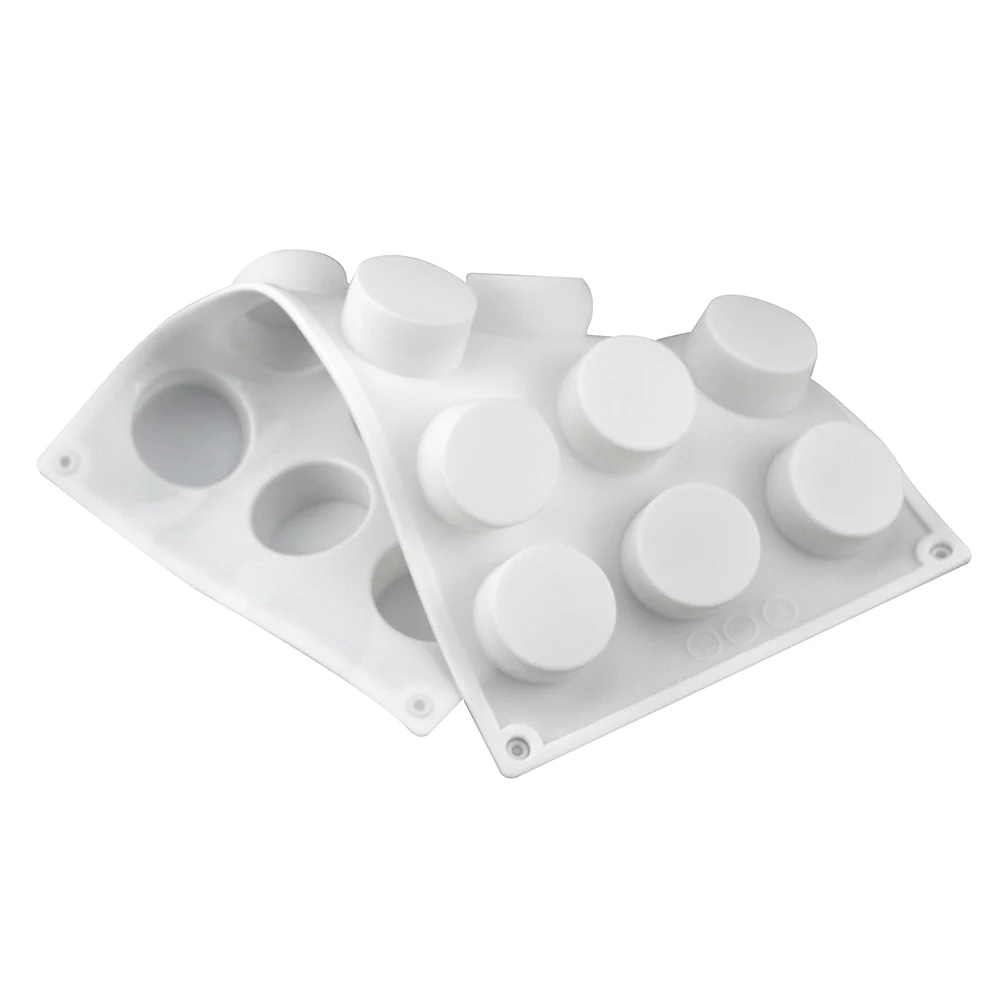 Силиконовая 3D форма 15 отверстий Форма цилиндра для торта выпечки кондитерских