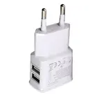 Зарядное устройство Usb Travel EU Plug 1a 2a, адаптер для быстрой зарядки, портативное зарядное устройство с двойной стенкой, кабель Мобильный телефон для iphone, Samsung