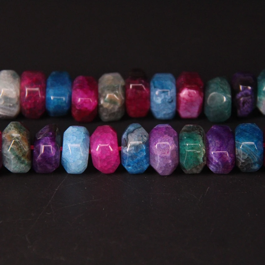 Ограненные Разноцветные Подвески из драгоценных камней ограненные