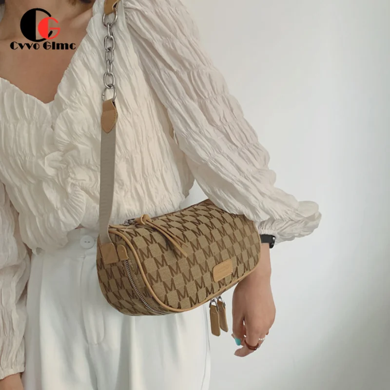 

CG Design Letter Korean PU Leather Flap Bags for Women 2021 Summer Lady Shoulder Handbag Female Beautiful Fashion Cross Body Bag