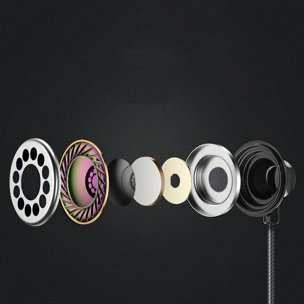 Наушники-вкладыши Проводные универсальные 3 5 мм для спорта Samsung Xiaomi Huawei ТПЭ |