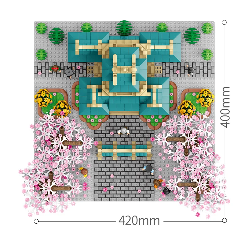 Друзей городская улица вишня в цвету серии светодиодный светильник Sakura Фотофон