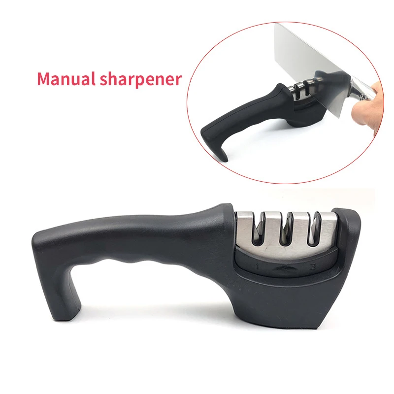 

New Sharpener Multifunction Home Kitchen Whetstone Four In One For Sharpening Kitchen Knives Scissors Sharpening Artifact