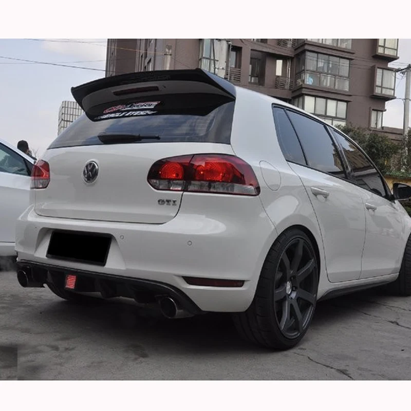 O Style спойлер на крышу из углеродного волокна для Volkswagen VW Golf 6 VI MK6 GTI & R20 2010 ~