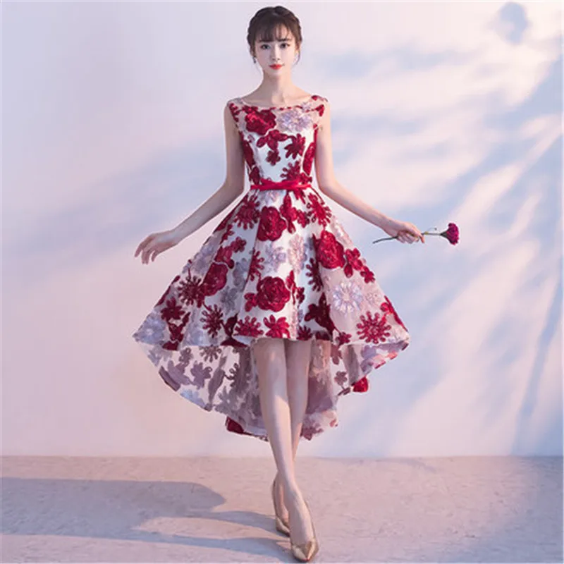 Модные женские строгие платья с круглым вырезом без рукавов из тюля бордового