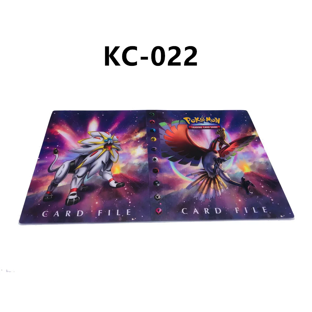 KC-022 24 стиля Pokemon Cards альбом книга мультфильм аниме Карманный Монстр Пикачу 240 шт держатель альбомная игрушка для детей подарок - Цвет: KC-022