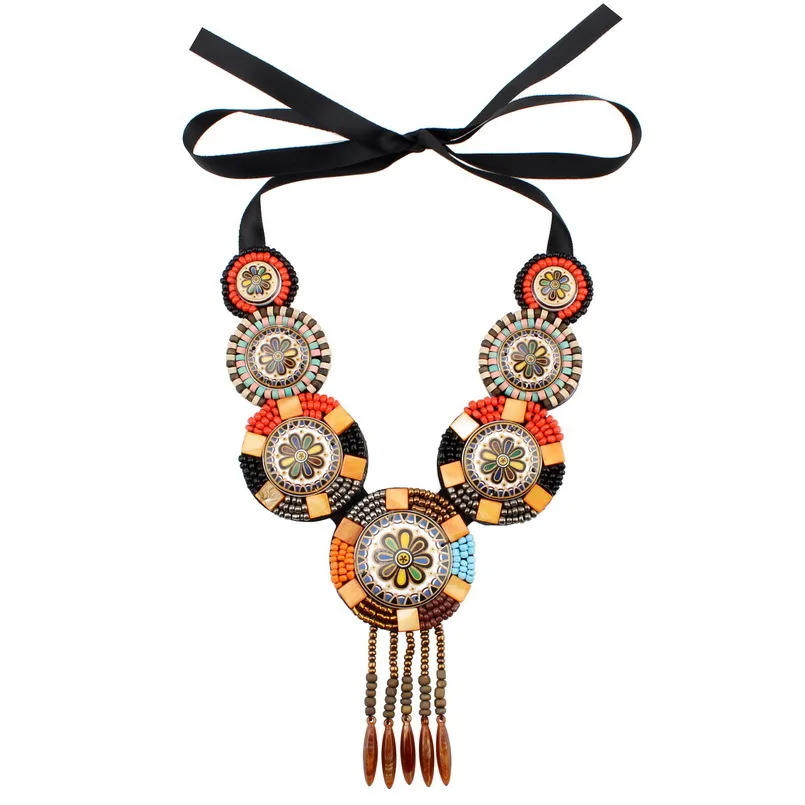 Новинка 2017 года Дизайн модные Винтаж Красочные эмаль Большой Коренастый себе