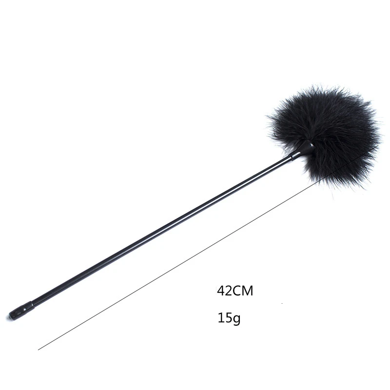 42 см флирт клитор тиклер плетка птица перо интимные игрушки рабство раб