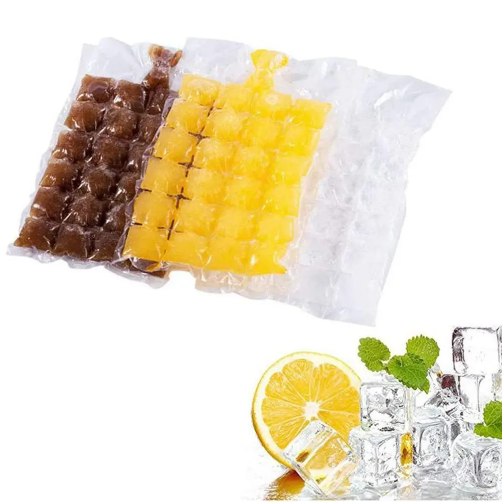 

30pcs/Pack Ice Cube Mold Disposable Self-Sealing Ice Cube Bags Transparent Faster Freezing Ice-Making Mold Bag Kitchen Gadgets