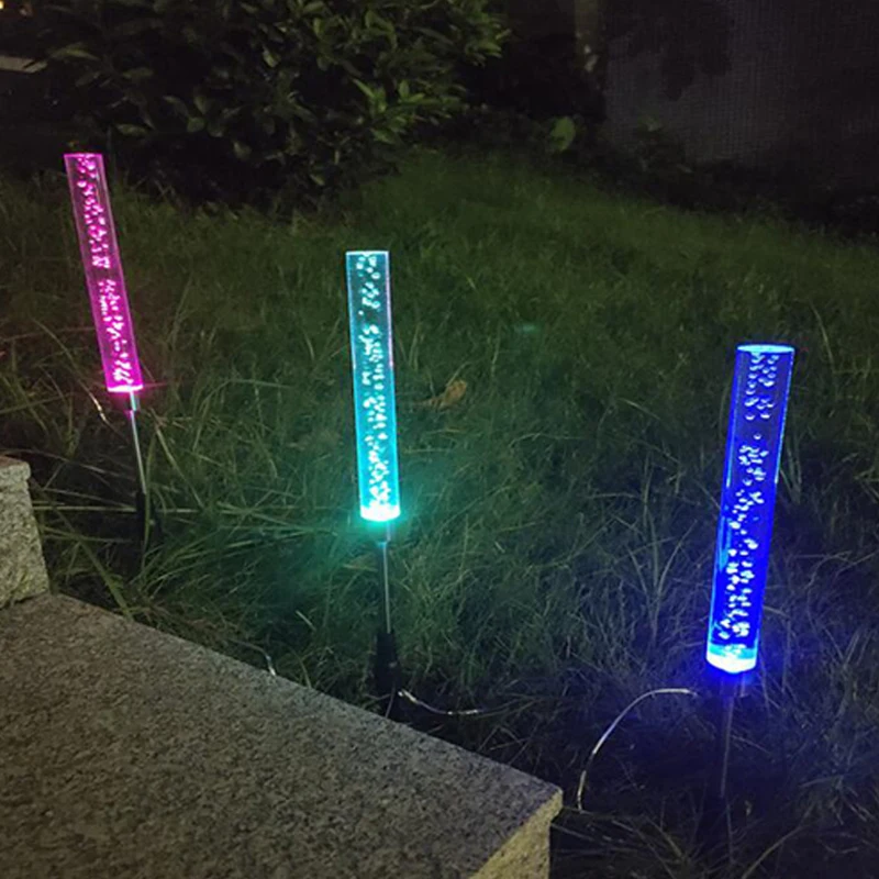 Светодиодный ламповый светильник s на солнечной энергии акриловый пузырьковый