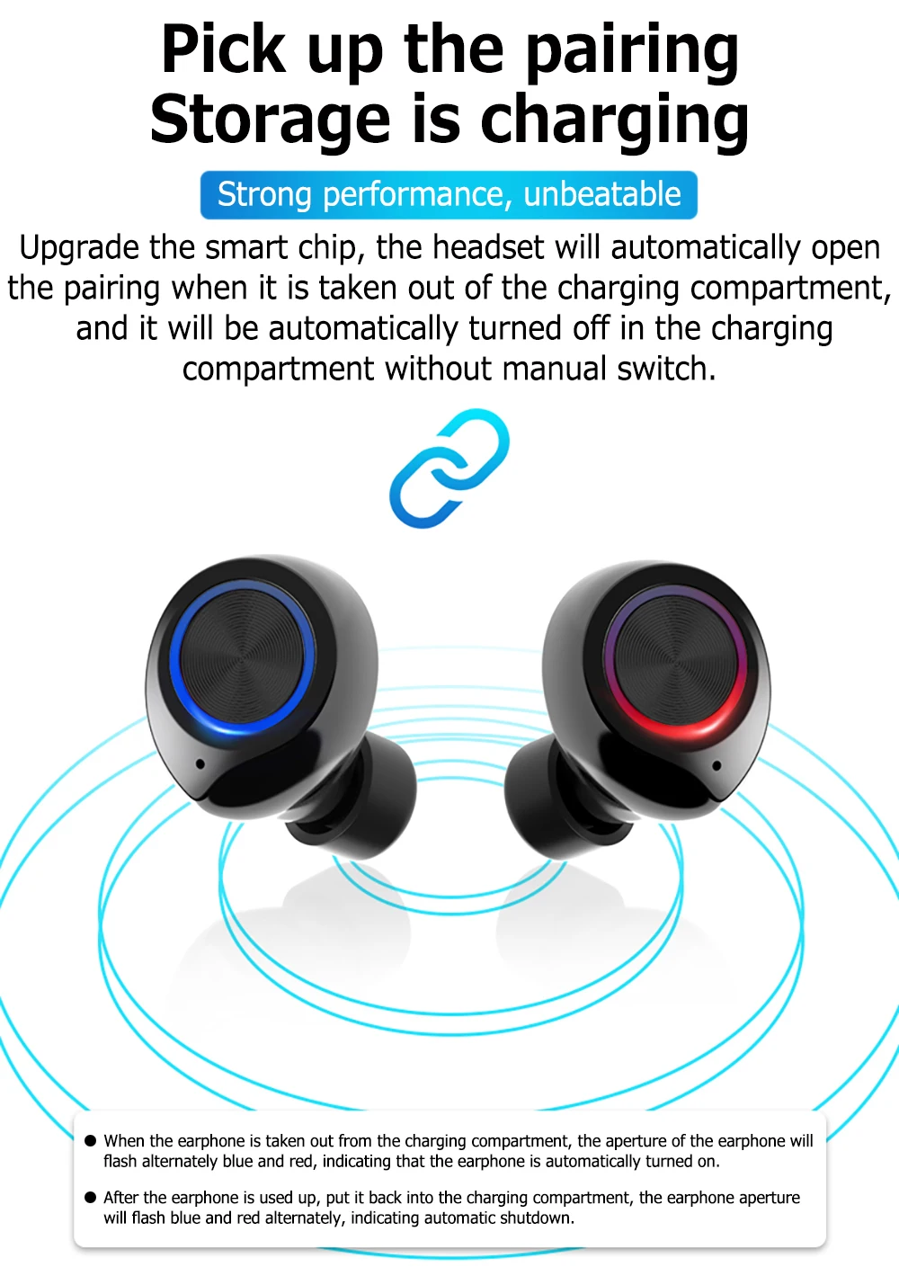 Wireless Headphones Bluetooth Earphone 5.0 Touch Bluetooth Headset TW60 TWS iPX5 Bluetooth Sports Earphones With mic