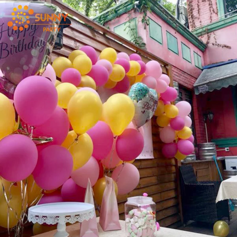 Розовый тематический праздничный декор милый фламинго единорог звезда фольга