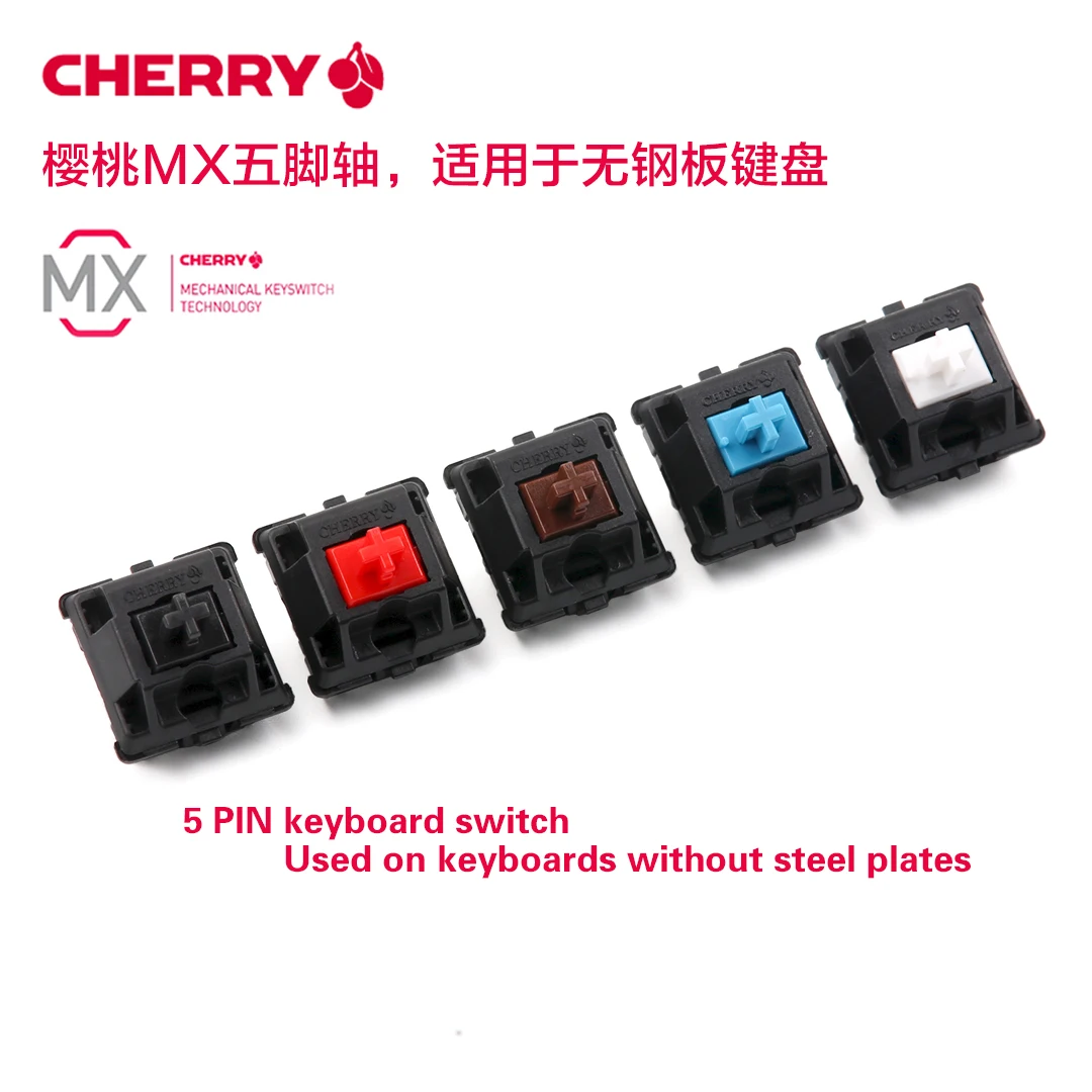 Механическая клавиатура Cherry MX черная красная синяя коричневая белая ось