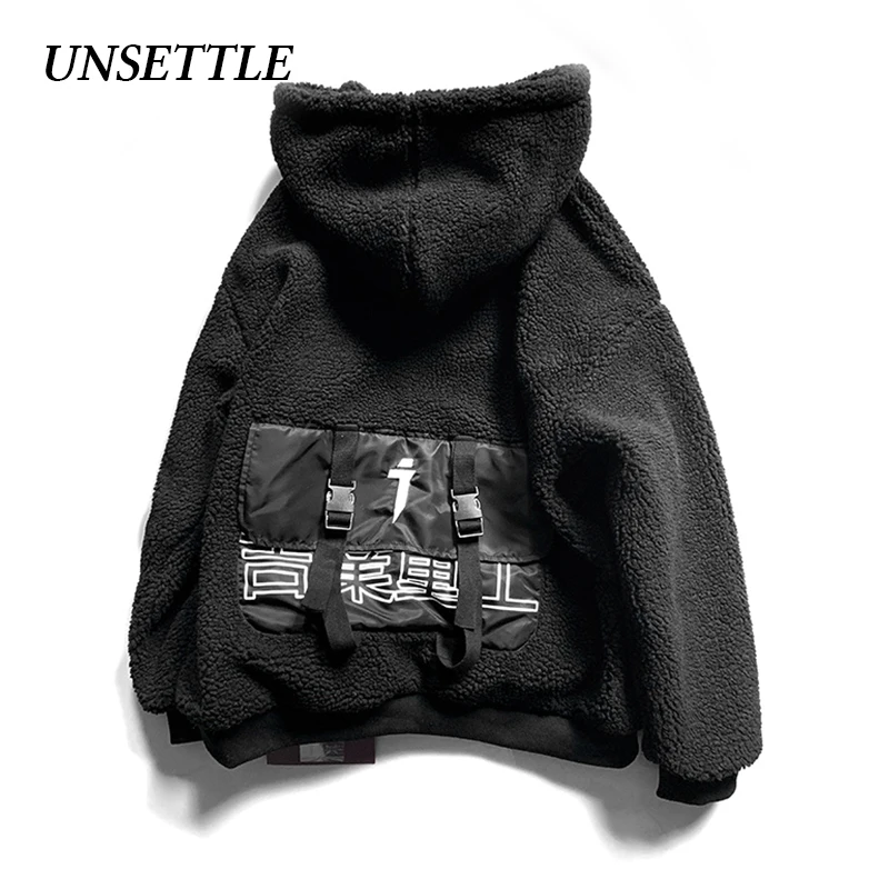 UNSETTLE 2019 мужские/женские зимние толстовки с капюшоном из шерпы берберский флис