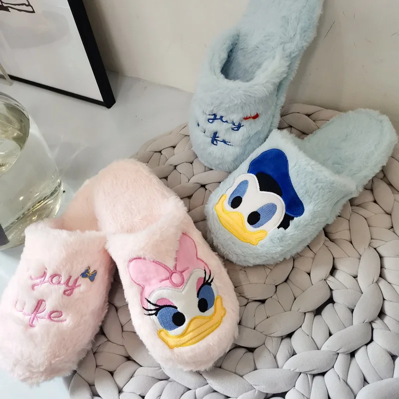 

The Cute Plush Doll Duck And Bunny Family Shoes Can Be Worn Outdoors As A Birthday Gift For Your Girlfriend Studded Toy