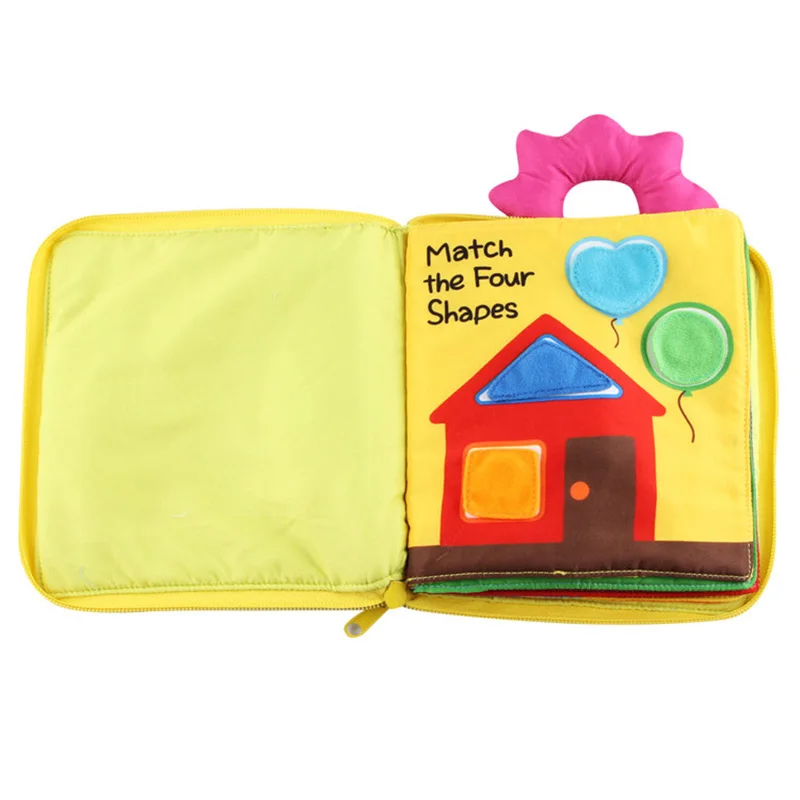 Детская ткань книга детская коляска познание писк милая игрушка мягкое