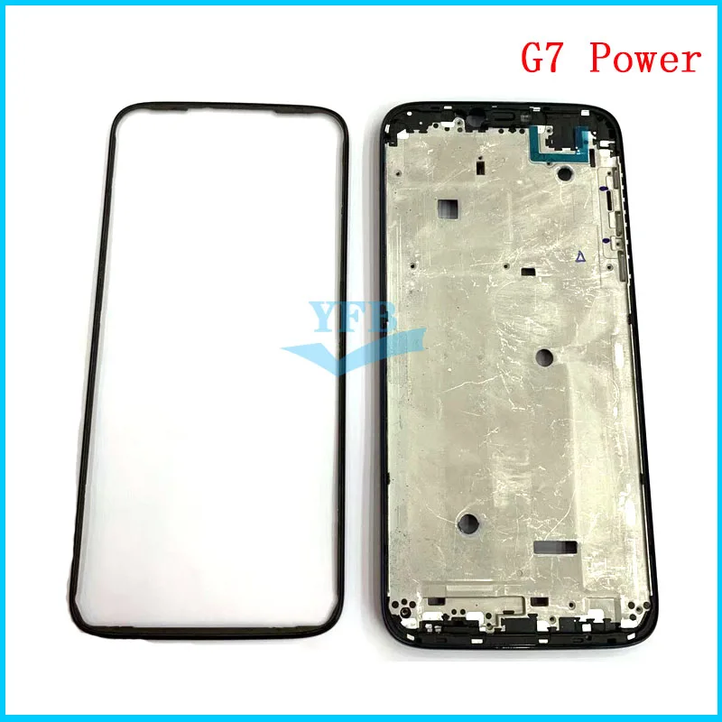 Для Motorola Moto G7 power XT1955 lcd металлическая пластина боковая рамка средняя рамка Передняя рамка полный корпус части