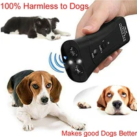 led light pet repeller stop bark training device trainer ultrasonic gentle chase anti barking ultrasonic without battery