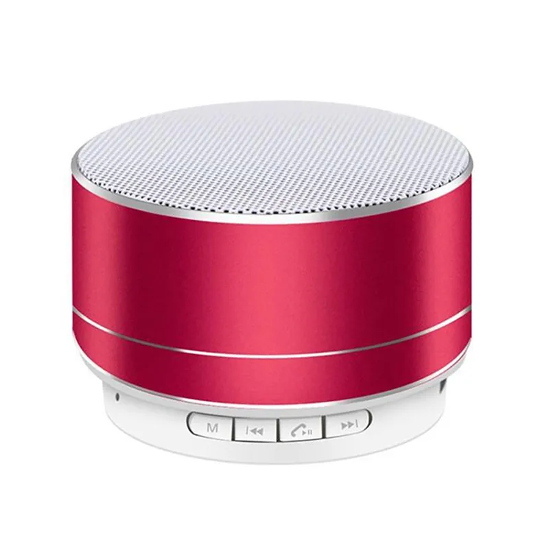 Red Беспроводной bluetooth-динамик с сабвуфером поддержка tf-карты открытый портативный громкоговоритель s для iPod айпад ноутбук - Цвет: Red