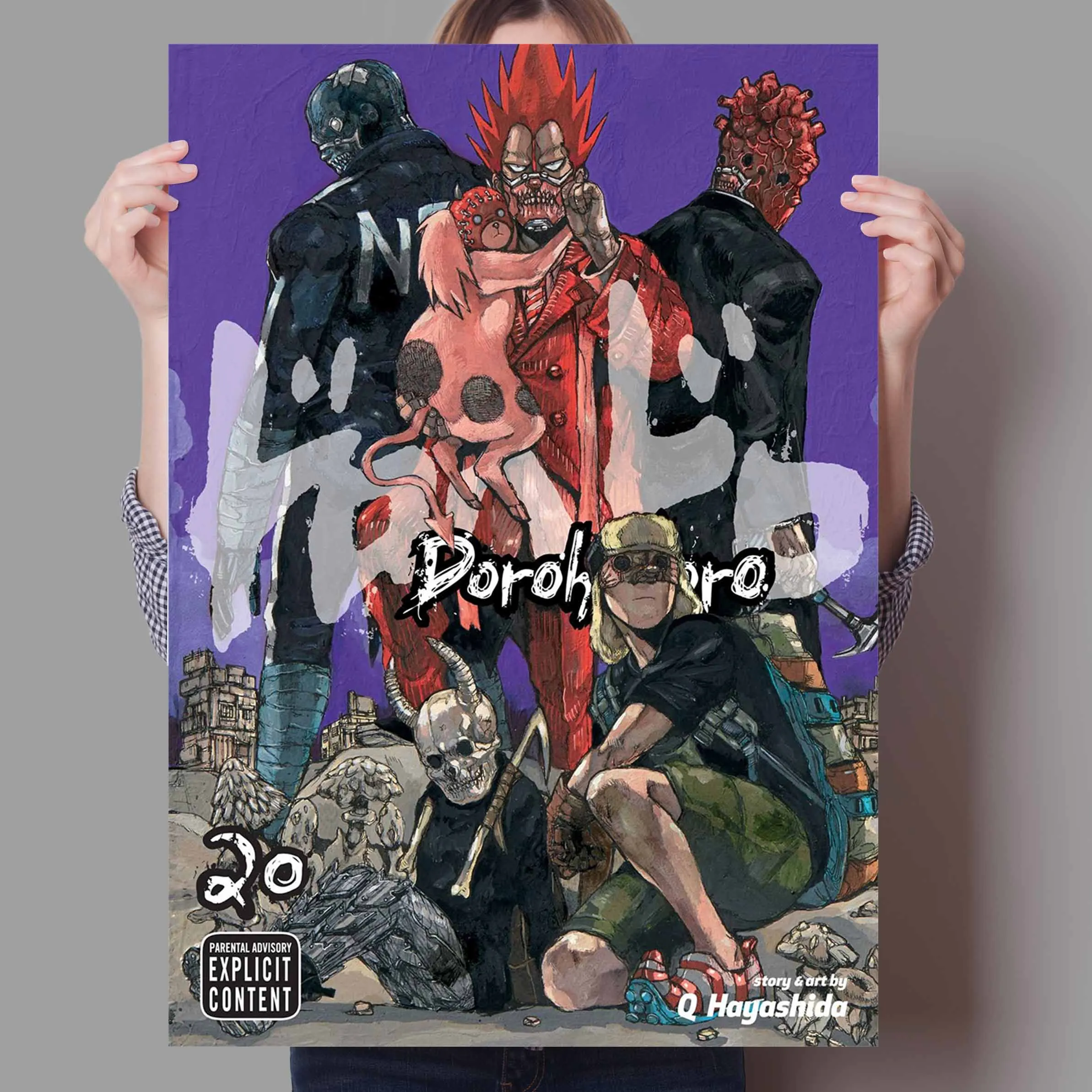 Аниме винтажный постер дорохедоро Живопись Искусство домашний Декор Картина