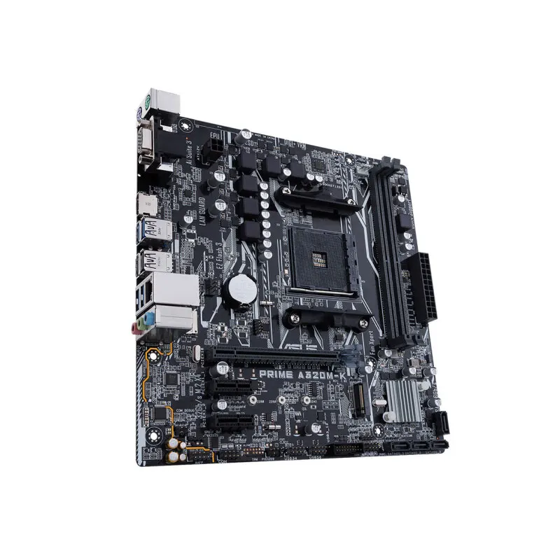 Материнская плата ASUS PRIME A320M K AMD Ryzen AM4 DDR4 HDMI VGA M.2 USB 3 1 Micro ATX для недорогих игровых