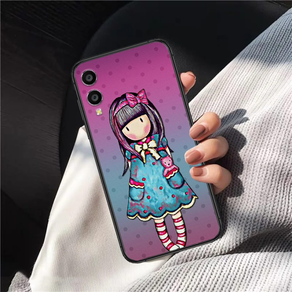 

Gorjuss Cartoon Girl Santoro Phone Case Cover Hull For HUAWEI honor 7a 8 8s 8a 8x 9 9x 10 20 i Lite Pro black Cell 3D Cover Soft