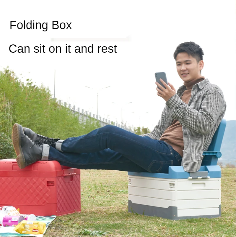 Скидка Автомобильный ящик для хранения, складной вместительный органайзер для Ёмкость двойной Слои багажник для хранения толстые PP хлопок мульти-...