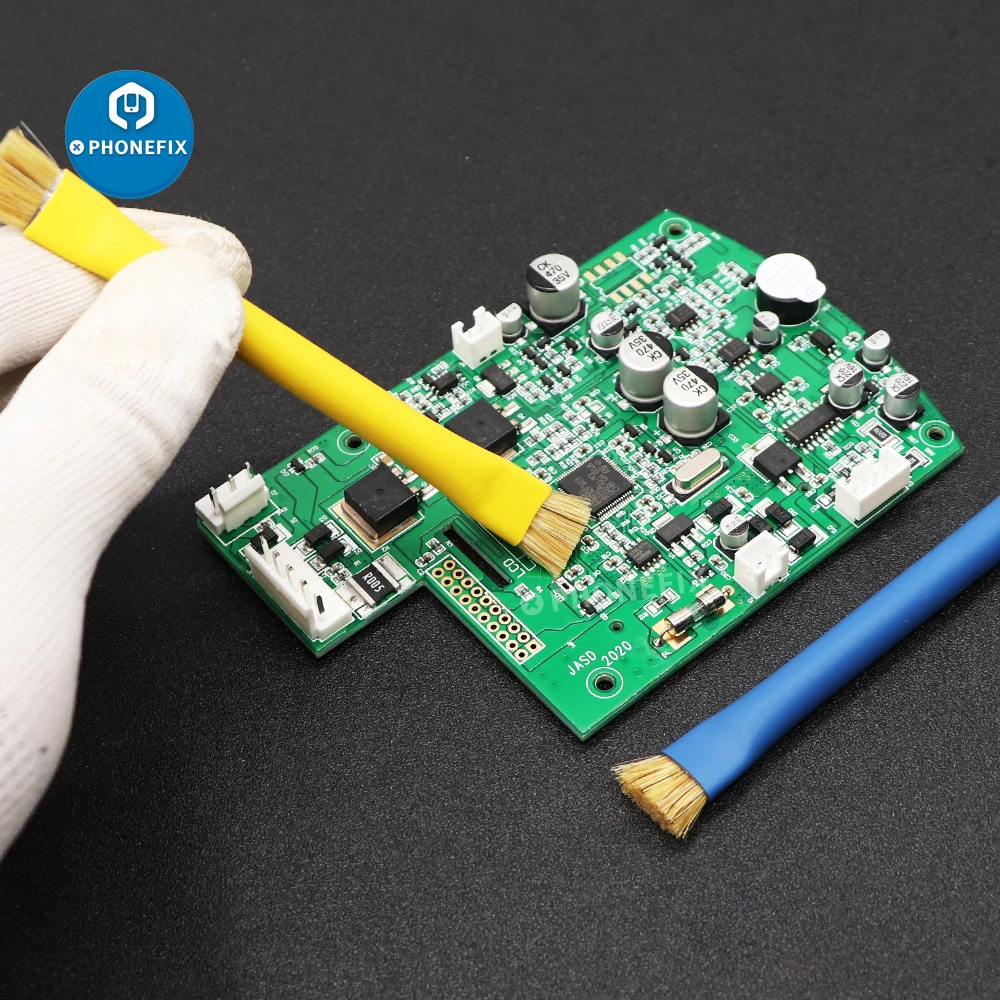 Антистатическая Двухсторонняя щетка IC Chip PCB BGA сварочная материнская плата