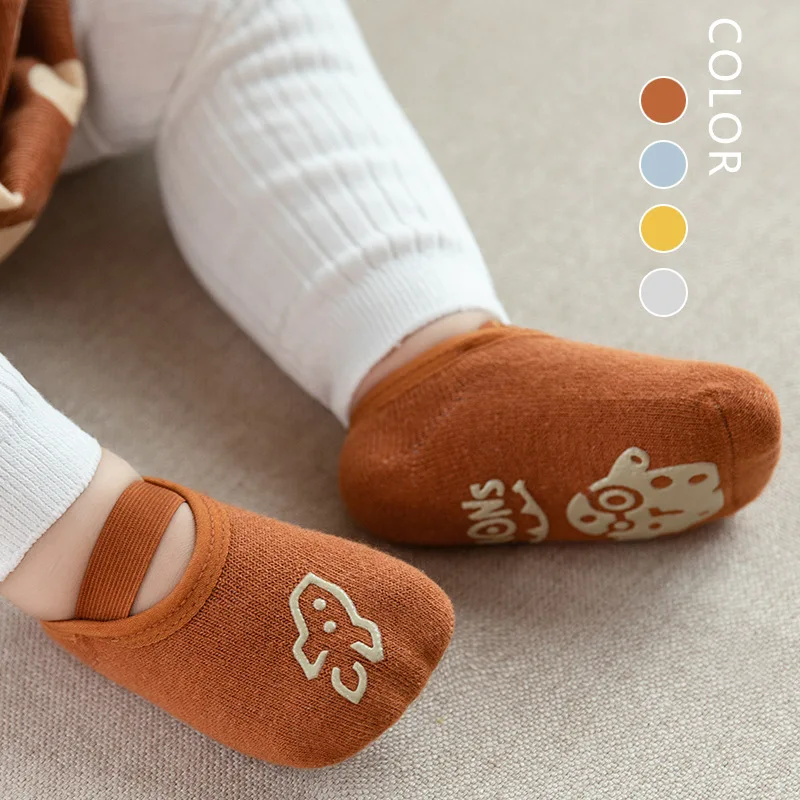 

Baby Infants Cotton Socks Boys Low-cut Non-slip Children Floor Boat Socks Girls Cute Soft Trampoline Socks Dance Socks0-3 Years