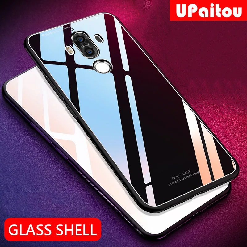 Чехол UPaitou из закаленного стекла для Huawei Honor 10i Mate 20X 20 10 Pro Lite мягкий чехол ТПУ с