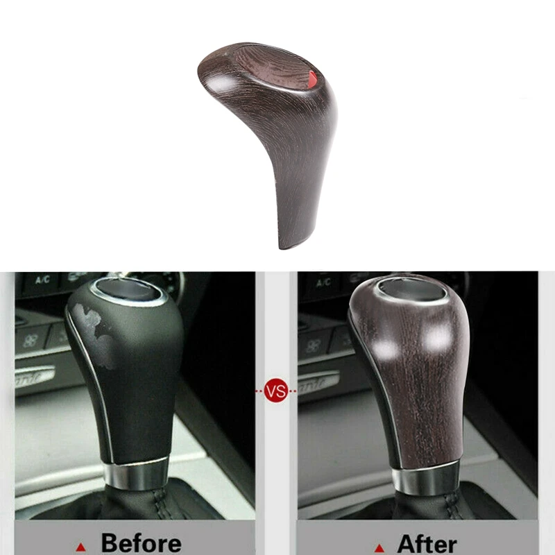 Текстура ABS рукоятка рычага переключения передач крышка Накладка для Mercedes Benz W204