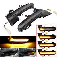 2 pieces dynamic turn signal led light for skoda octavia mk3 5e side wing rearview mirror indicator sequential blinker
