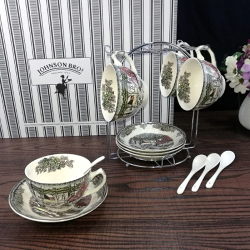 Керамическая чашка для кофе набор фарфоровых кофейных чашек европейская