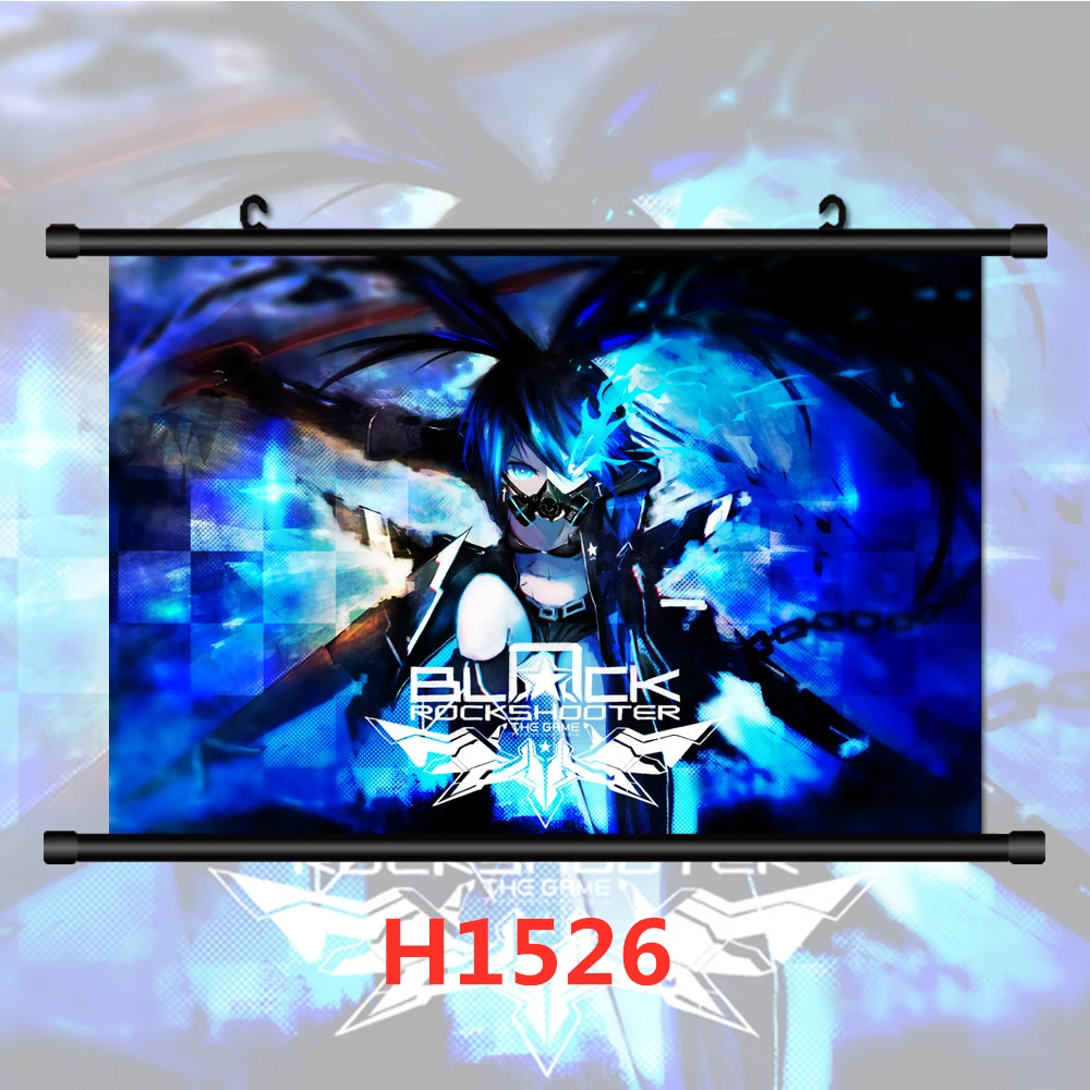 Аниме плакаты WTQ черного цвета для стрельбы по камню Манга Картина на холсте