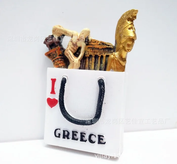 Мировой туристический сувенир Тайланд магнитный Декор на холодильник Европа