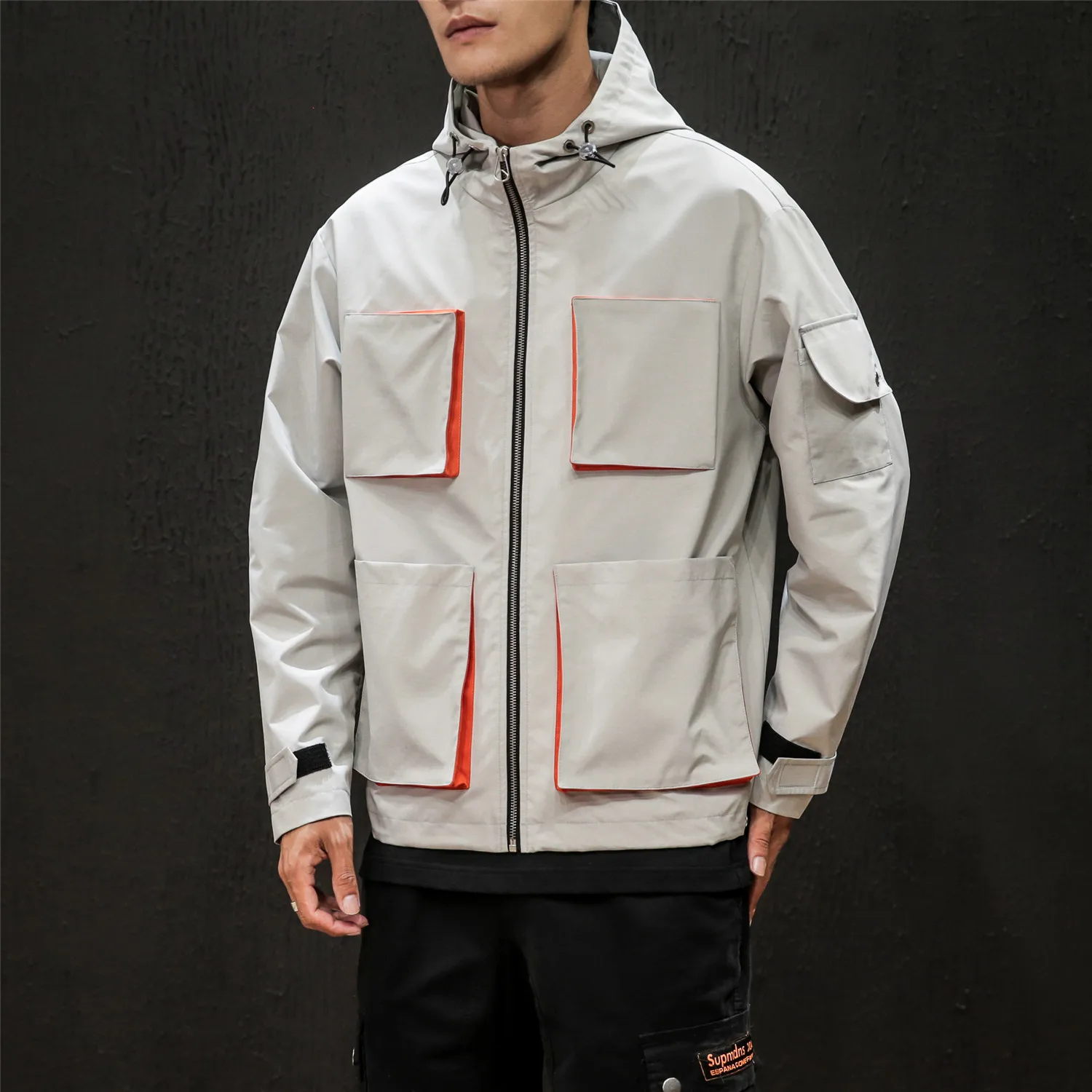 Накладной карман для мужчин Chore Куртка Рабочая Спортивная ветровка пальто хип