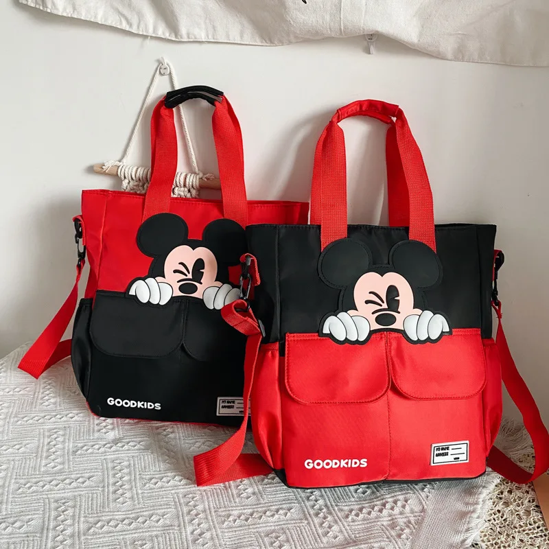 Водонепроницаемая нейлоновая сумка с мультяшным принтом Микки и Минни Маус |